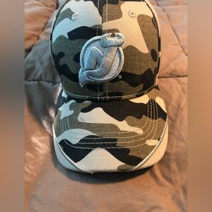 New Jersey Devils camo baseball hat. One size fits all. Barely worn.